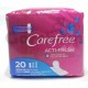 Carefree Acti-Fresh 20 Regular Liners Unscented