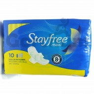 Stay Free Maxi 10 Regular With Wings