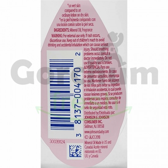 Johnsons Baby Oil 3oz