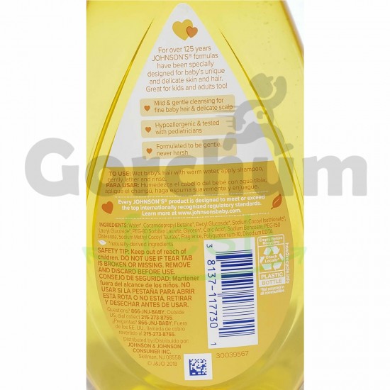 Johnsons Baby Shampoo 400ml