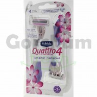 Schick Quattro Sensitive For Women 2/Pack