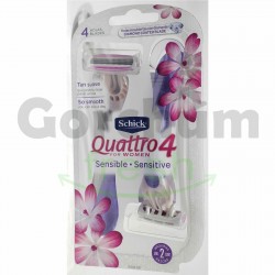 Schick Quattro Sensitive For Women 2/Pack