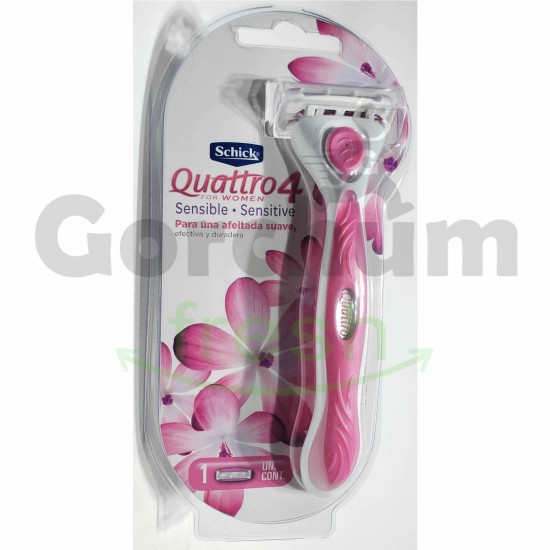 Schick Quattro Sensitive For Women 