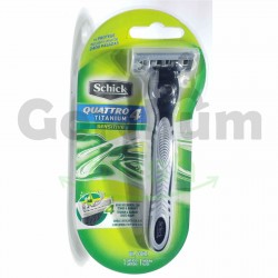 Schick Quattro Titanium Sensitive For Men 