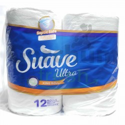 Suave Ultra King Roll 2 Ply Bathroom Tissue 400 12/Pack