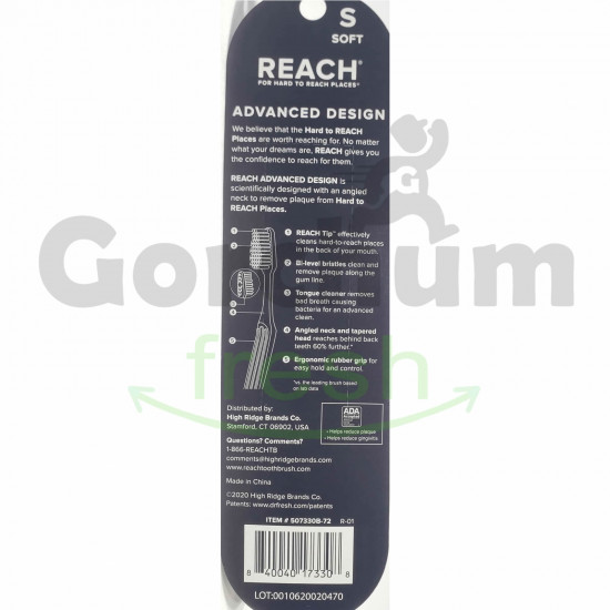 Reach Tooth Brush Advanced Design Soft Buy 2 Get 1 Free