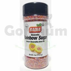 Badia Decorative Rainbow Sugar 4oz