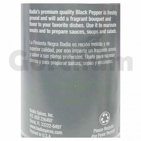 Badia Ground Black Pepper 7oz