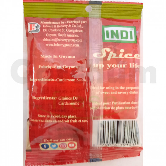 Indi Ground Cardamom Sachet 40g