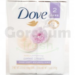 Dove Sweet Cream Beauty Bar Twin Pack 7.5 oz