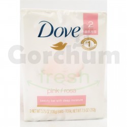 Dove Pink Beauty Bar With Deep Moisture Twin Pack 7.5 Oz