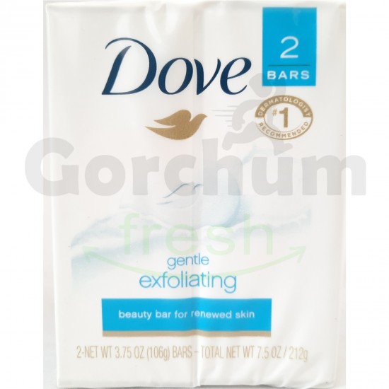 Dove Gentle Exfoliating  Beauty Bar Twin Pack