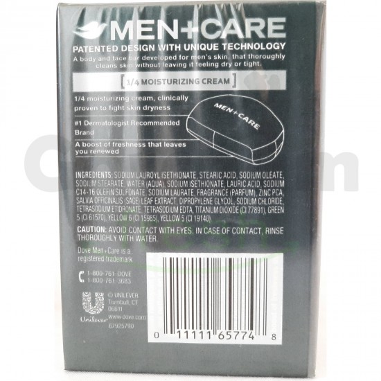 Dove Men +Care Minerals+ Sage Elements Body+ Face Bar Twin Pack 