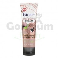 Biore Rose Quartz + Charcoal Gentle Pore Refining Scrub 4oz