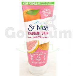 St. Ives Radiant Skin Scrub Pink Lemon & Mandarin 6 oz