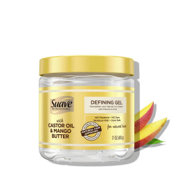 Suave Defining Gel With Castor Oil & Mango Butter 17oz 