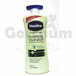 Vaseline Intensive Care Soothing Hydration Body Lotion with Triple Hydration Complex 1% Aloe Vera Vaseline Jelly 600ml