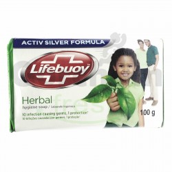 Lifebuoy Herbal Hygiene Soap with Activ Silver Formula 100g