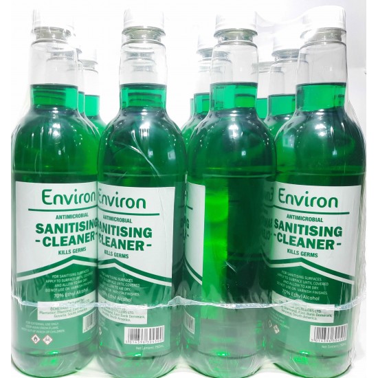 Environ Antimicrobial Sanitising Cleaner 750ml 12x1