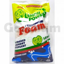 Foam Lemon Power Powdered Laundry Detergent 900g