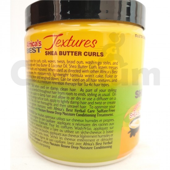 Africas Best Textures Shea Butter Curl Defining Cream 15oz