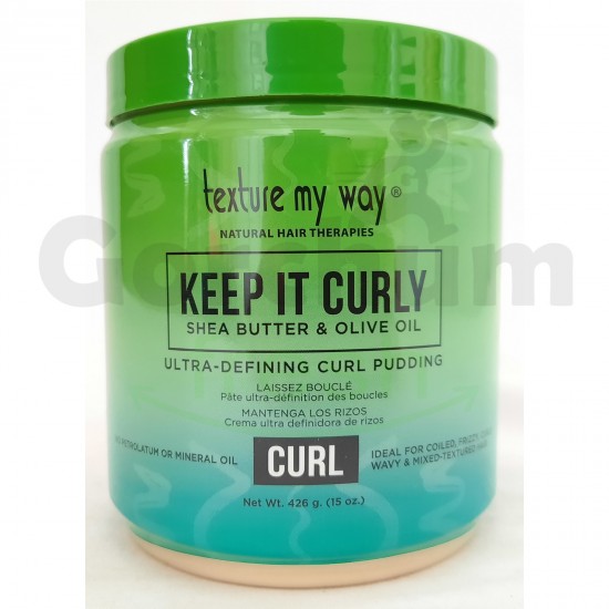 Texture My Way Keep It Curly Shea Butter & Olive Oil Ultra-Defining Curl Pudding 426 g