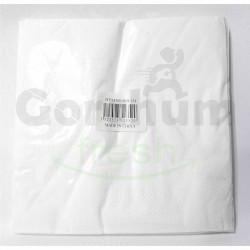 Colored Party Napkins White