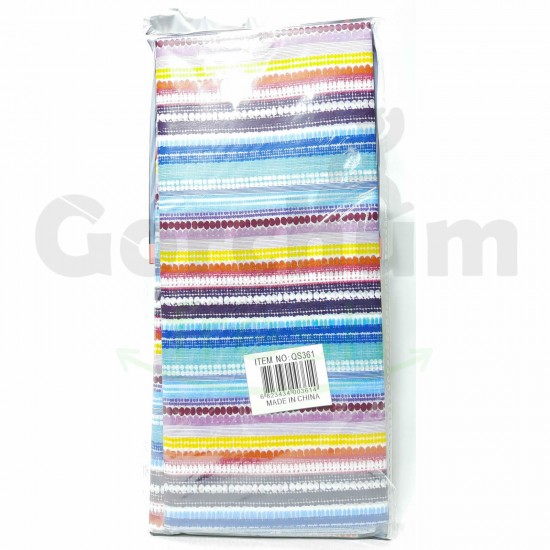 Tissue Gift Wrap Colored Stripes 10 sheets