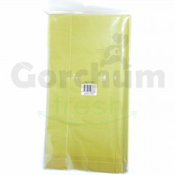 Heavy Duty Plastic TableCover Gold 54x108 Inches