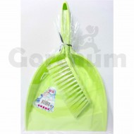 Green Dust Pan & Brush