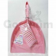 Pink Dust Pan & Brush