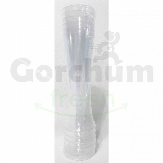 Plastic Champange Glass 6 Per Pack