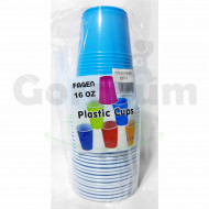 Fagen Baby Blue Plastic Cups 16oz 25 Pcs per pack