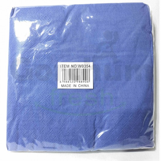 Colored Party Napkins Dark Blue