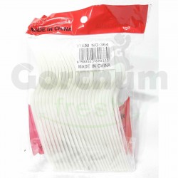 Disposable Cutlery White Fork 24 Pcs Per Pack