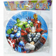 Party Paper Plates Avengers 10 Per Pack