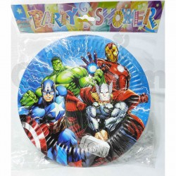 Party Paper Plates Avengers 10 Per Pack