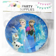 Party Paper Plates Frozen 10 Per Pack
