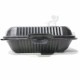 Biodegradable Black Medium Food Box 50 per pack