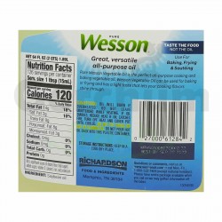 Wesson Vegetable Oil 64oz