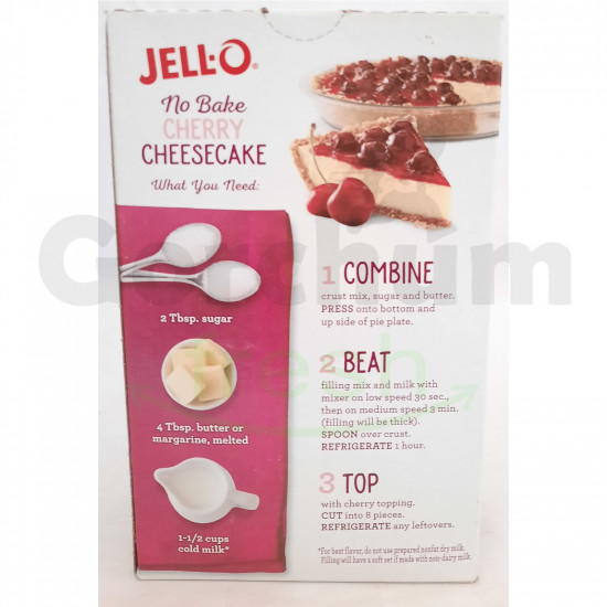 Jello No Bake Cherry Cheese Cake 504g