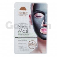 Tree Hut Purifying Sheet Mask Detoxifying Charcoal 25 ml