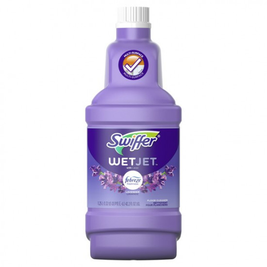 Swiffer Wet Jet Solution Lavender with Febreeze 1.25L