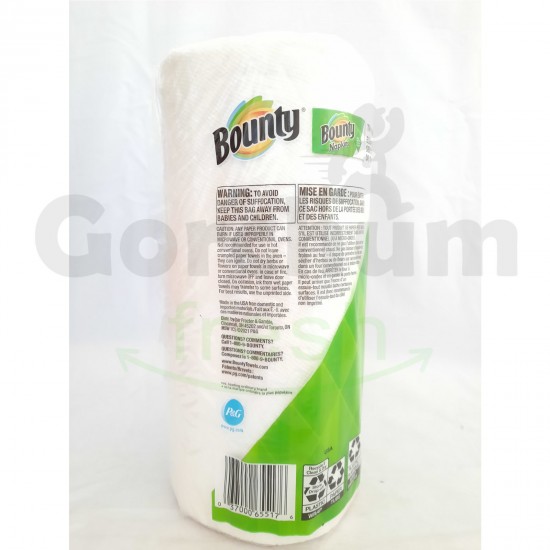 Bounty Paper Towel Single Plus Roll Select A-Size 2 Ply 74 Sheets