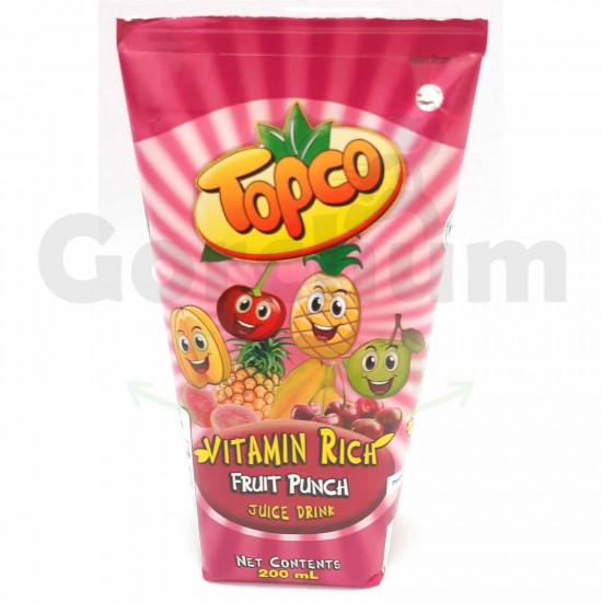 Topco Box Fruit Punch 200ml