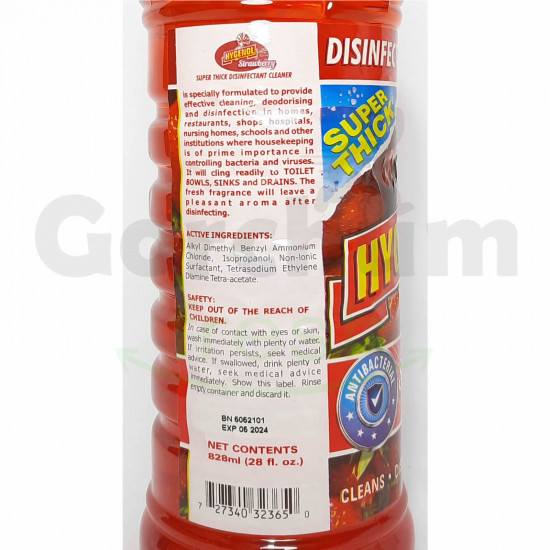 Hygenol Super Thick Strawberry Disinfectant Cleaner 28 oz