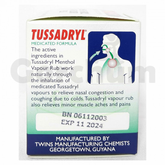 Tussadryl Menthol Vapour Rub 28g