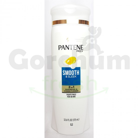 Pantene Pro V Smooth And Sleek 2 In 1 Shampoo And Conditioner 375ml