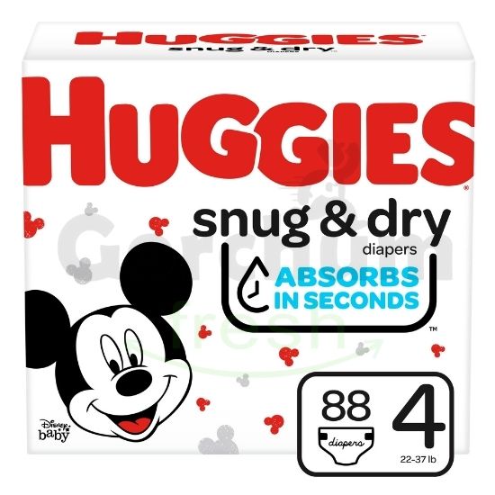 Huggies Snug & Dry Stage 4 88 Diapers