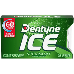 Dentyne Ice Spearmint Sugar Free Gum 16 Pcs